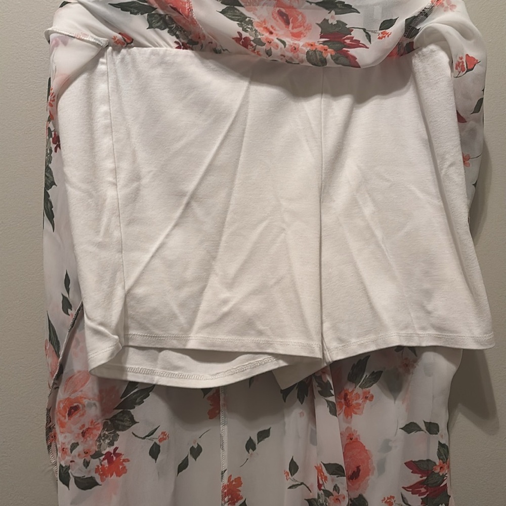 Torrid sheer maxi skirt with shorts size 0 - Picture 2 of 3